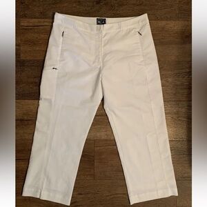 NWT Adidas Golf Novelty Stretch Crop Pants Women’s Size 12 White